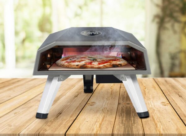 A pizza oven